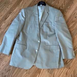 Khaki men’s sport coat Croft and barrow